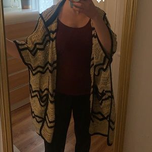 Oversized poncho